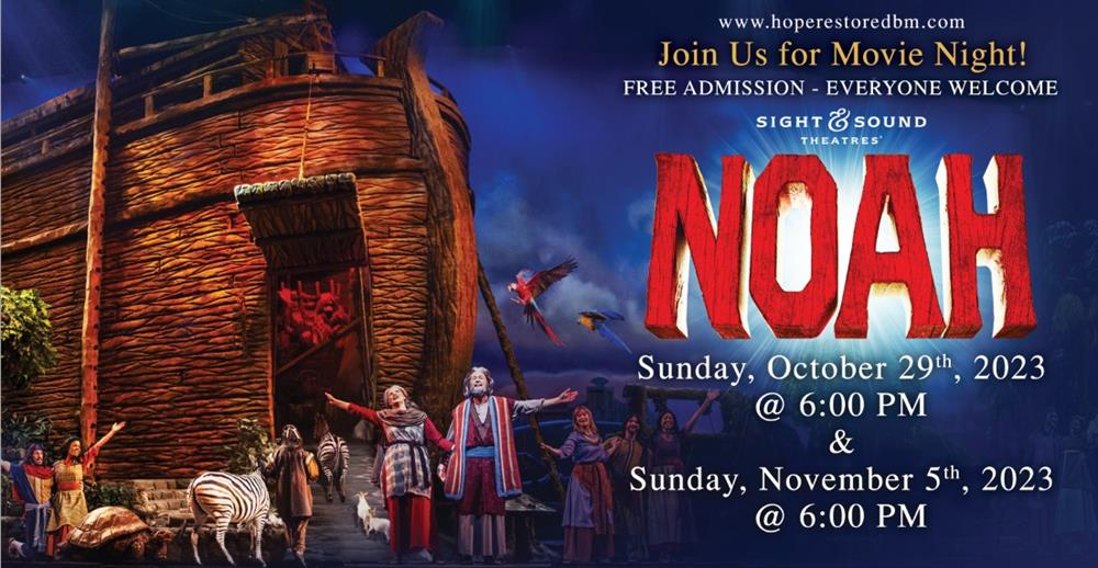 Movie Night on Sunday October 29 and Sunday November 5, 2023