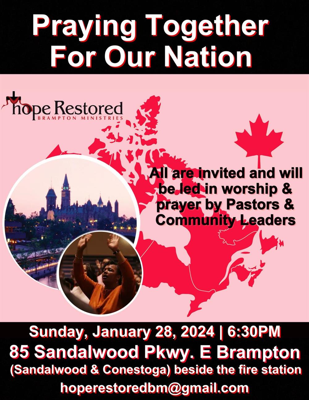 Praying together for our nation on January 28, 2024