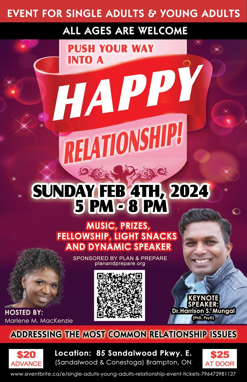 "Push Your Way into a Happy Relationship" on Sunday February 4th, 2024