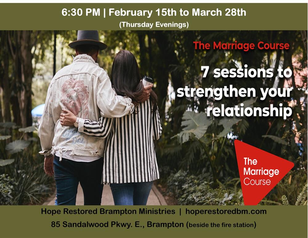 The Marriage Course: 7 sessions to strengthen your relationship